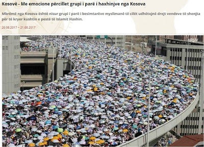 Κοσσυφοπέδιο: Κατά κύματα οι μουσουλμάνοι προσκυνητές πηγαίνουν στη Μέκκα